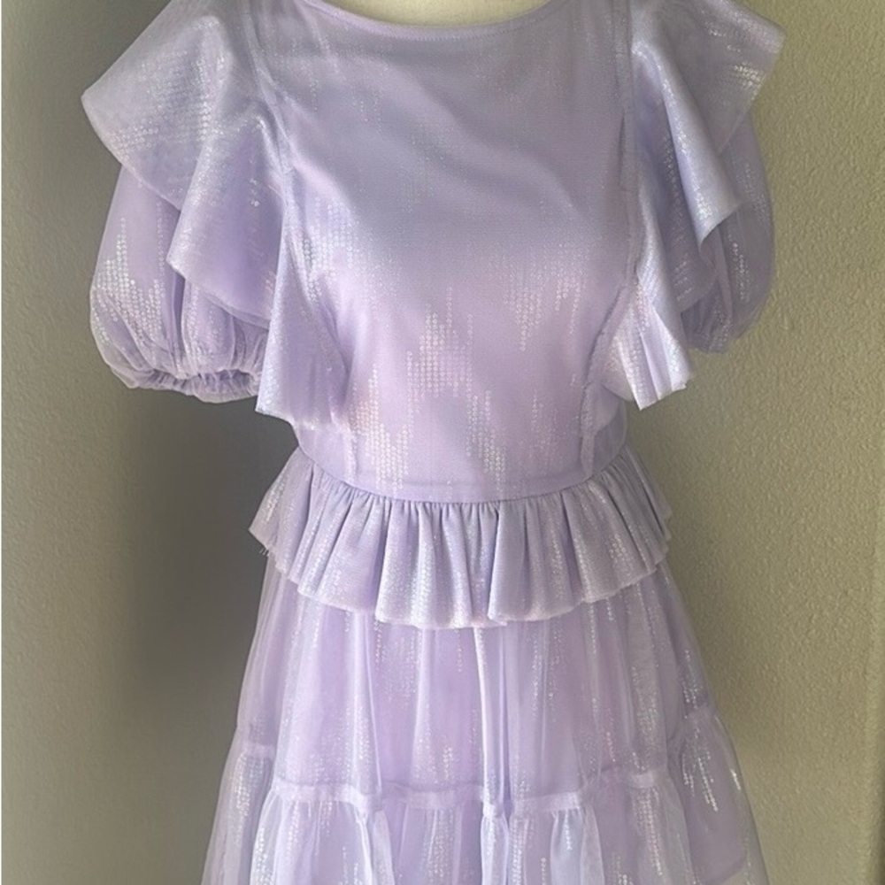 Queen of Sparkles Dress Size Small purple dress